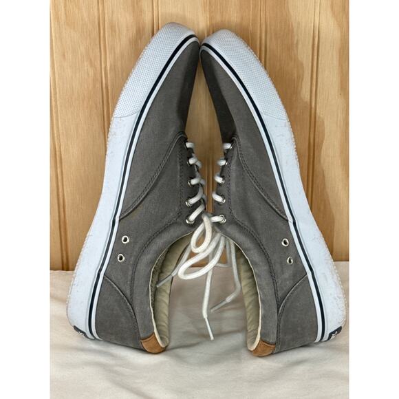 Sperry Striper II CVO Sneakers Men's Size 11 Gray Canvas Low Top Casual Sneakers - Picture 5 of 11